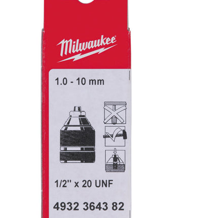 Milwaukee Snelspanboorkop 1.0-10mm 1/2x20