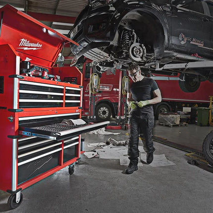 Milwaukee SRC46-1 grote stalen gereedschapswagen 10 lades- 4932478852