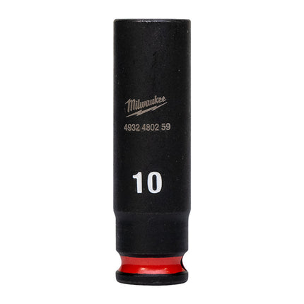 Milwaukee Krachtdop ¼” 10mm lang Shockwave- 4932480259
