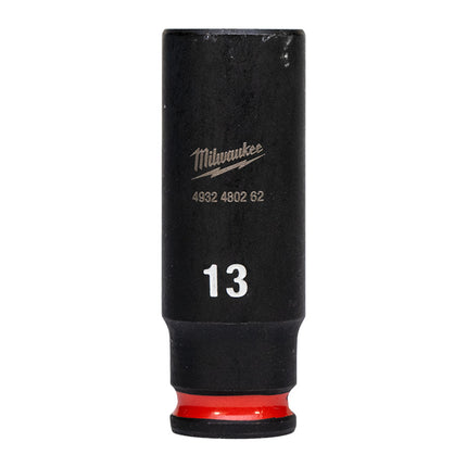 Milwaukee Krachtdop ¼” 13mm lang Shockwave- 4932480262