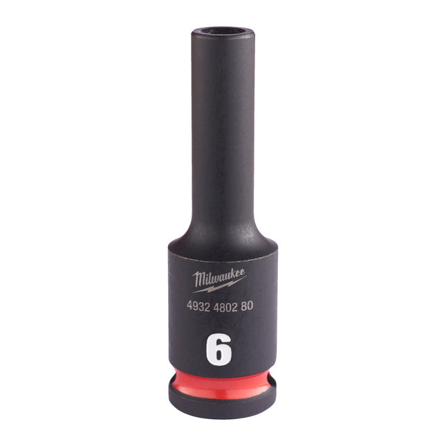 Milwaukee Krachtdop ⅜” 6mm lang Shockwave- 4932480280