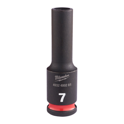 Milwaukee Krachtdop ⅜” 7mm lang Shockwave- 4932480281