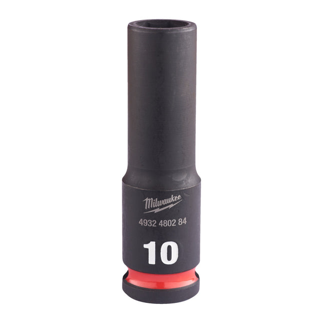 Milwaukee Krachtdop ⅜” 10mm lang Shockwave- 4932480284
