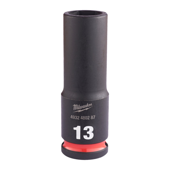 Milwaukee Krachtdop ⅜” 13mm lang Shockwave- 4932480287
