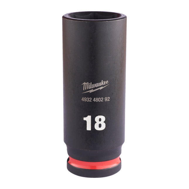 Milwaukee Krachtdop ⅜” 18mm lang Shockwave- 4932480292