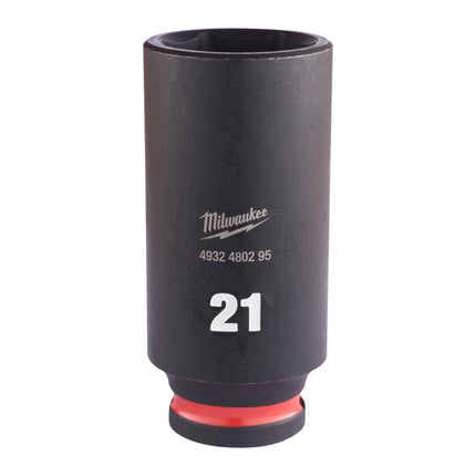 Milwaukee Krachtdop ⅜” 21mm lang Shockwave- 4932480295