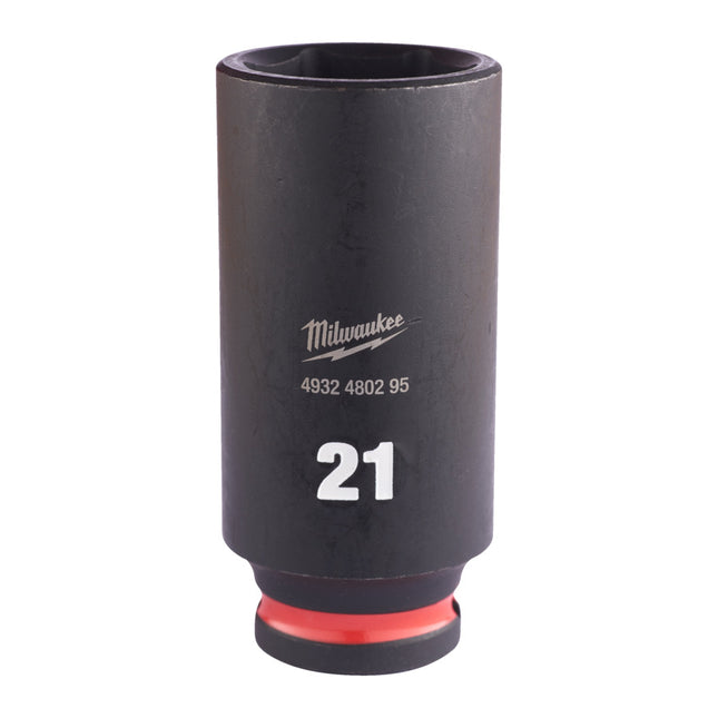 Milwaukee Krachtdop ⅜” 21mm lang Shockwave- 4932480295