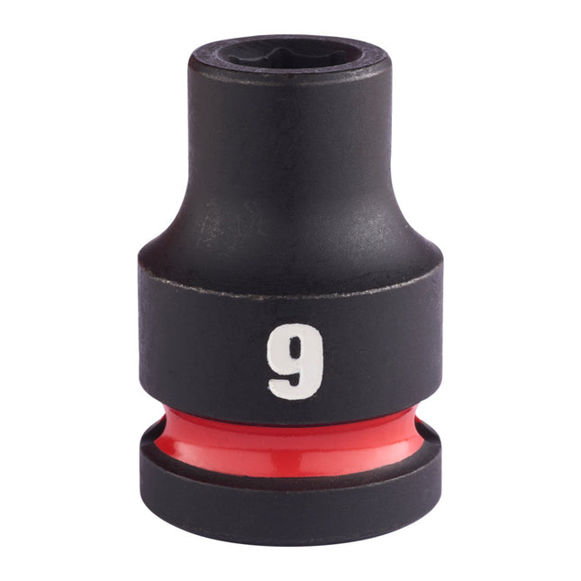 Milwaukee Krachtdop ½” 9mm kort Shockwave- 4932480303