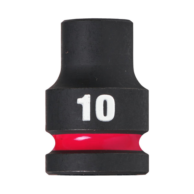 Milwaukee Krachtdop ½” 10mm kort Shockwave- 4932480304