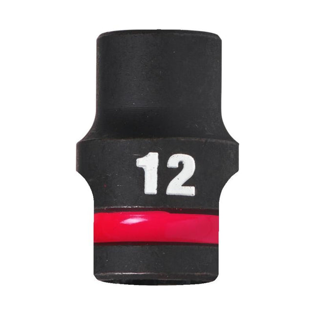 Milwaukee Krachtdop ½” 12mm kort Shockwave- 4932480306