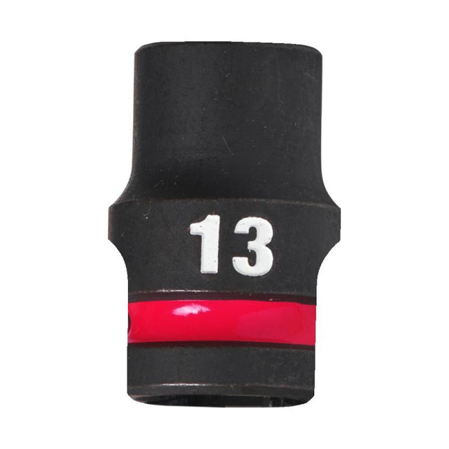 Milwaukee Krachtdop ½” 13mm kort Shockwave- 4932480307