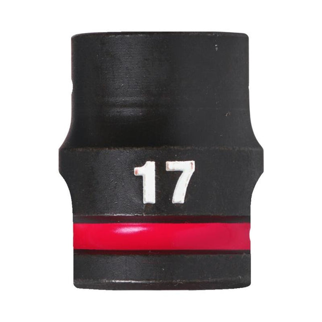 Milwaukee Krachtdop ½” 17mm kort Shockwave- 4932480311