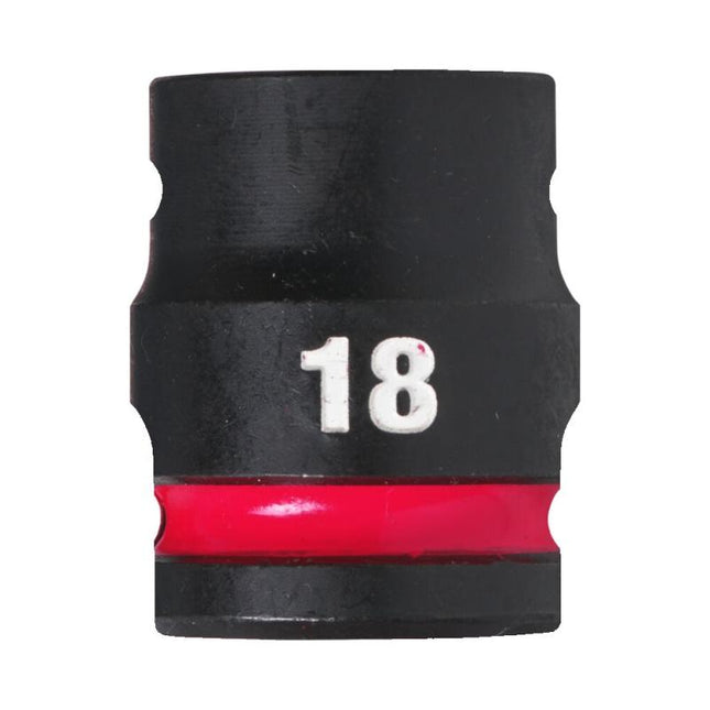 Milwaukee Krachtdop ½” 18mm kort Shockwave- 4932480312