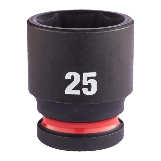 Milwaukee Krachtdop ½” 25mm kort Shockwave- 4932480319