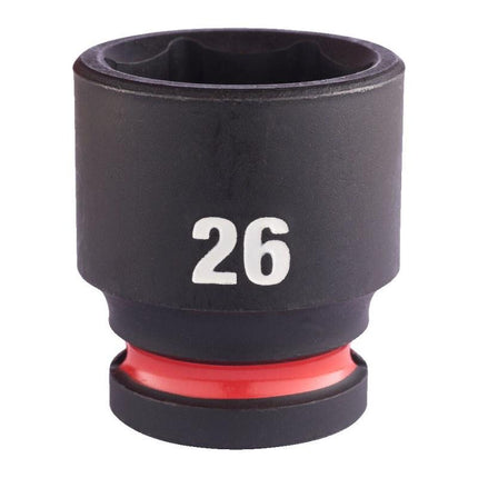 Milwaukee Krachtdop ½” 26mm kort Shockwave- 4932480320