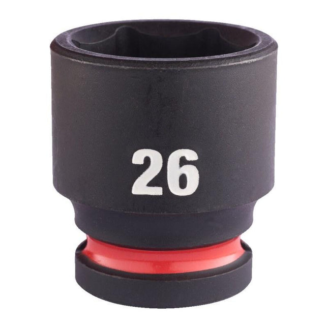 Milwaukee Krachtdop ½” 26mm kort Shockwave- 4932480320