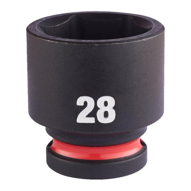 Milwaukee Krachtdop ½” 28mm kort Shockwave- 4932480322