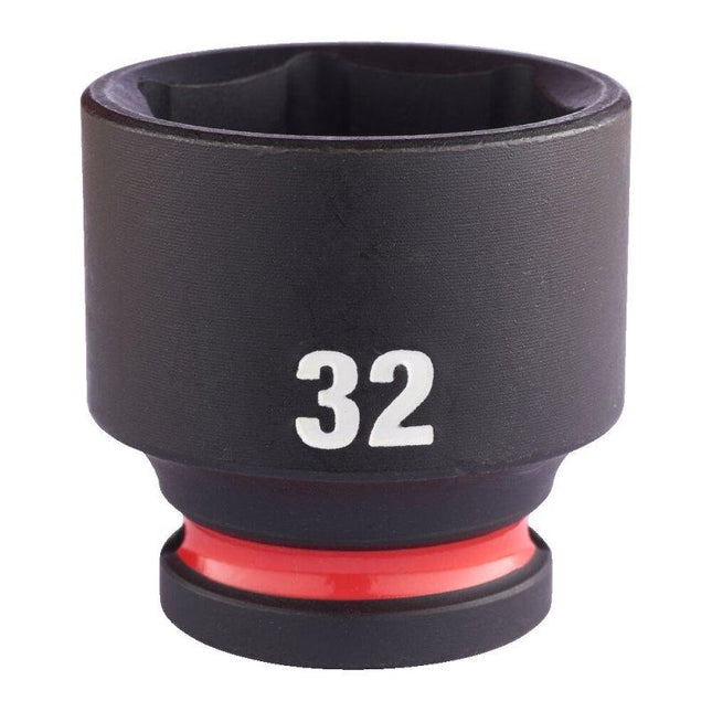 Milwaukee Krachtdop ½” 32mm kort Shockwave- 4932480325
