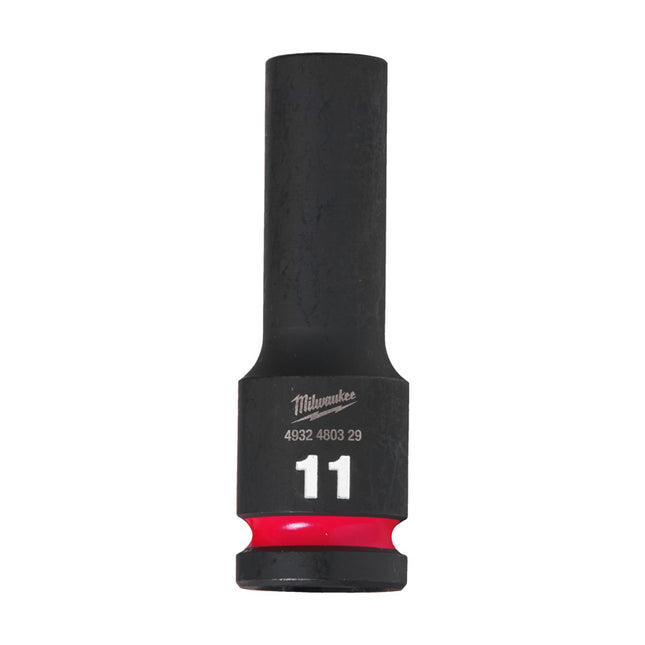 Milwaukee Krachtdop ½” 11mm lang Shockwave- 4932480329