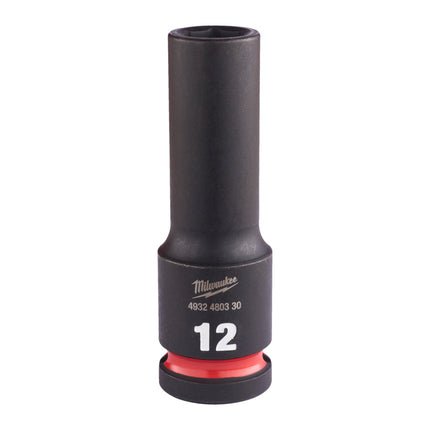 Milwaukee Krachtdop ½” 12mm lang Shockwave- 4932480330