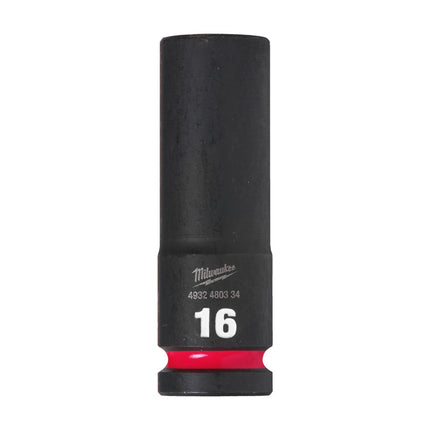 Milwaukee Krachtdop ½” 16mm lang Shockwave- 4932480334