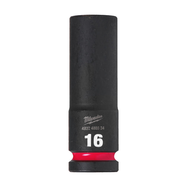 Milwaukee Krachtdop ½” 16mm lang Shockwave- 4932480334