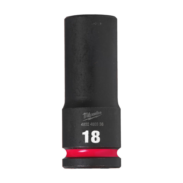Milwaukee Krachtdop ½” 18mm lang Shockwave- 4932480336