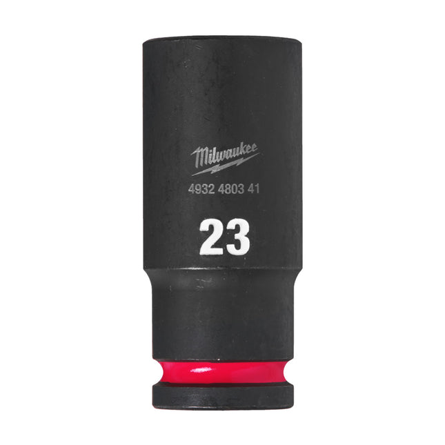 Milwaukee Krachtdop ½” 23mm lang Shockwave- 4932480341