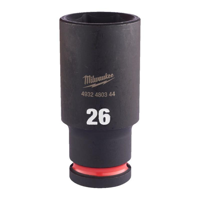 Milwaukee Krachtdop ½” 26mm lang Shockwave- 4932480344