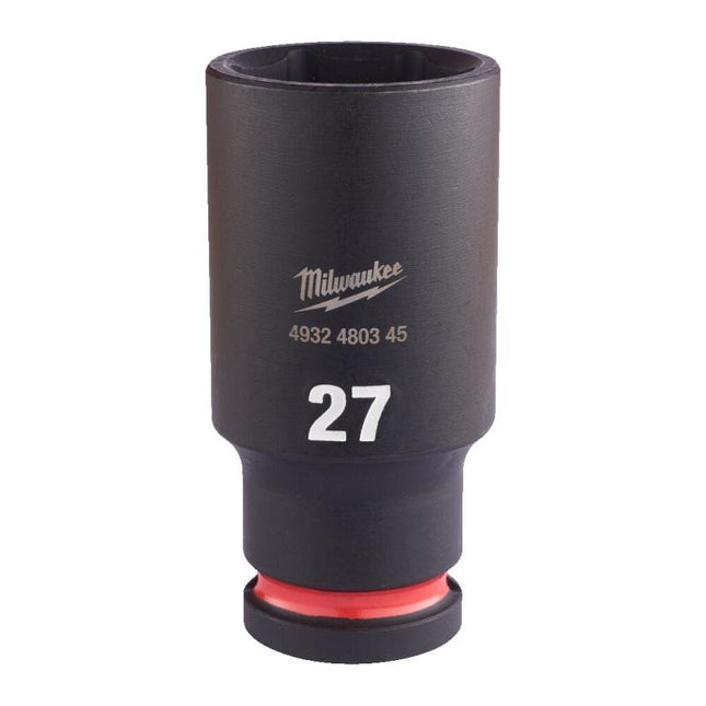 Milwaukee Krachtdop ½” 27mm lang Shockwave- 4932480345