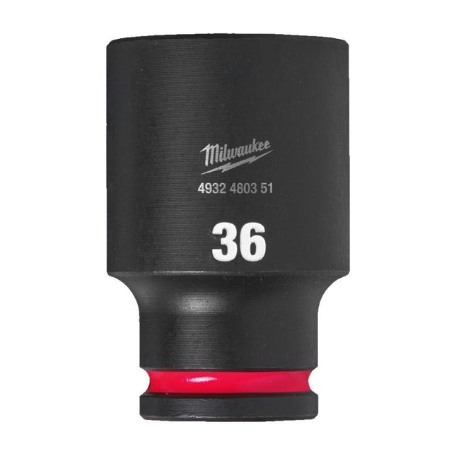 Milwaukee Krachtdop ½” 36mm lang Shockwave- 4932480351