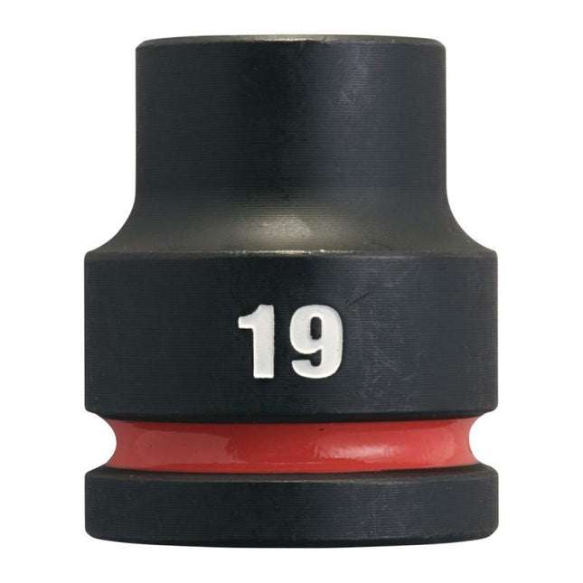 Milwaukee Krachtdop ¾” 19mm kort Shockwave- 4932480362