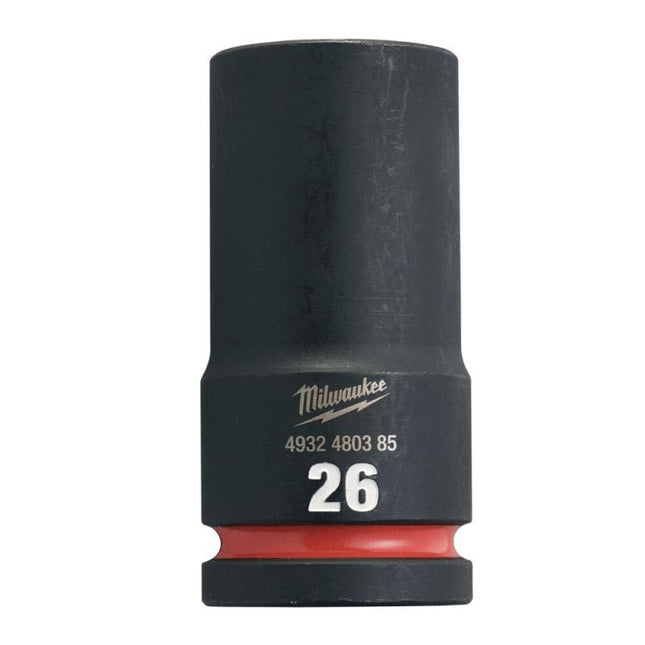 Milwaukee SHOCKWAVE™ Krachtdop 3/4" lang 26 mm- 4932480385