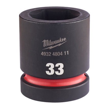 Milwaukee Krachtdop 1” 33mm kort Shockwave- 4932480411