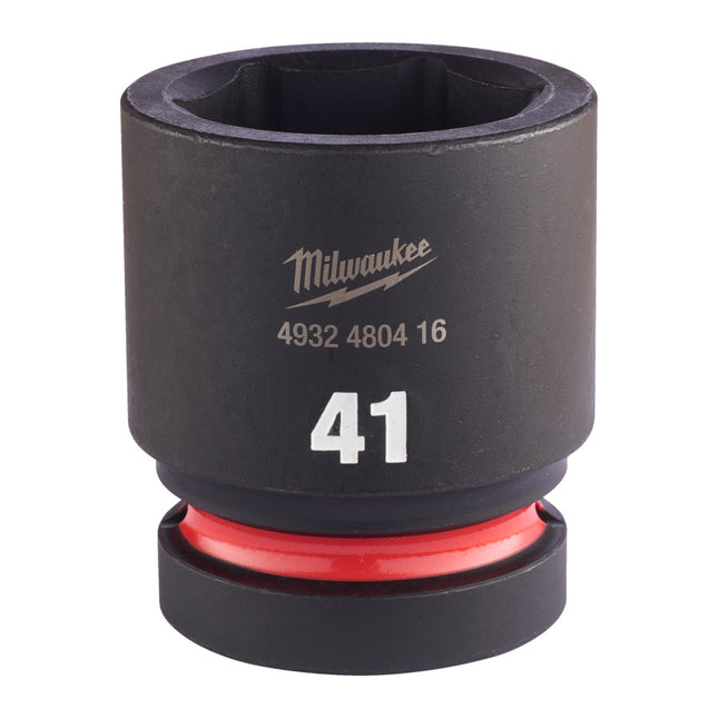 Milwaukee Krachtdop 1” 41mm kort Shockwave- 4932480416