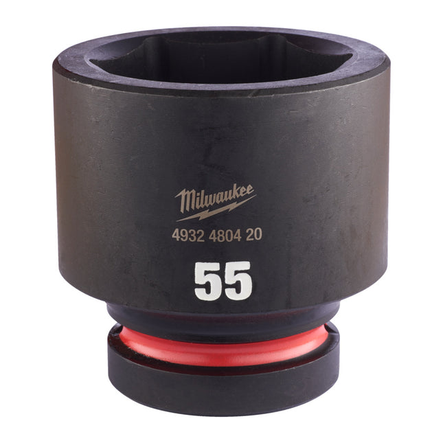 Milwaukee Krachtdop 1” 55mm kort Shockwave- 4932480420