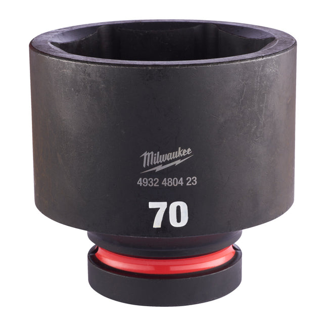 Milwaukee Krachtdop 1” 70mm kort Shockwave- 4932480423