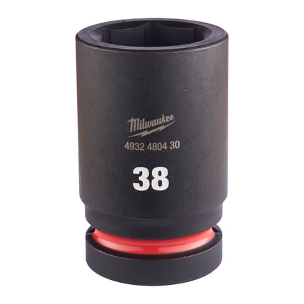 Milwaukee Krachtdop 1” 38mm lang Shockwave- 4932480430