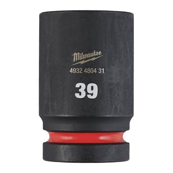 Milwaukee Krachtdop 1” 39mm lang Shockwave- 4932480431