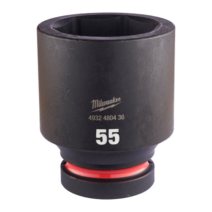 Milwaukee Krachtdop 1” 55mm lang Shockwave- 4932480436