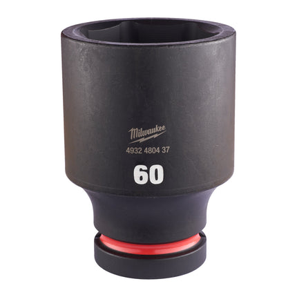 Milwaukee Krachtdop 1” 60mm lang Shockwave- 4932480437