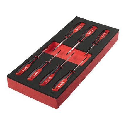 Milwaukee schroevendraaierset TX Foam Inlay 7 delig - 4932492391