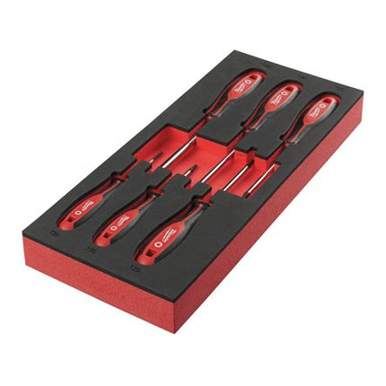 Milwaukee schroevendraaierset TX-2 Foam Inlay 6 delig - 4932492392