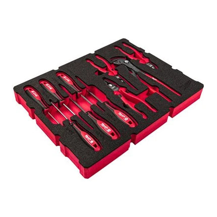 Milwaukee schroevendraaiers en tangen Foam inlay (10-delig)