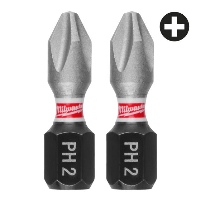 Milwaukee Schroefbit PH 3x25 mm Shockwave- 4932500353