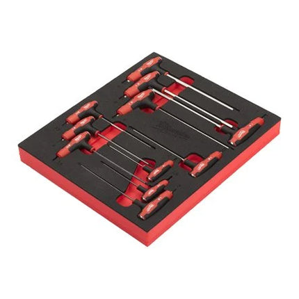 Milwaukee T-sleutelset 11-delig in foam inlay - 4932501230