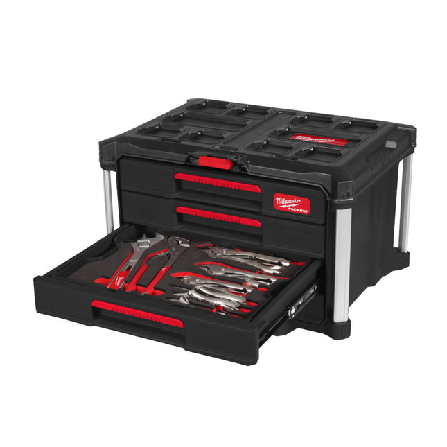 Milwaukee PACKOUT schroevendraaiers tangen en hamers 76pc - 4932501866