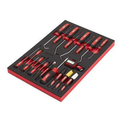Milwaukee precisie gereedschapsset 46-delig foam inlay - 4932502083
