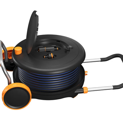 FISKARS Slanghaspel M met wielen, inclusief 20m slang - 1071639