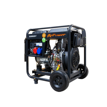 ITCPOWER DG10000LEKT diesel generator 8000W 230V/400V - (Stage V)